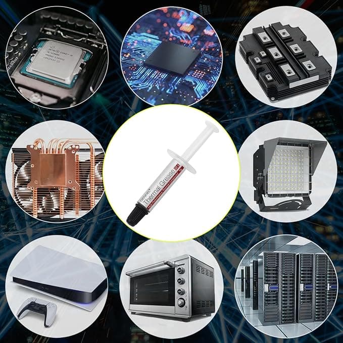 Imagen 2 de Paquete de pastas térmicas para CPU GT-1 Silver, alto rendimiento